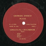 US GEORGES ENESCO PLAYS TA-33-016/21 ジョルジェ・エネスコ 無伴奏ヴァイオリンのためのソナタとパルティータ(全6曲)