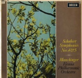 GB  DEC  SXL6086 ミュンヒンガー  シューベルト・交響曲4&amp;5番