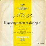 DE DGG LPM18 379 ベルナートヴァー&amp;ヤナーチェクSQ ドヴォルザーク・ピアノ五重奏曲