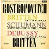 GB DEC LXT5661 ロストロポーヴィチ&amp;ブリテン  チェロ曲集