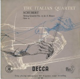 GB  DEC  LXT2854 イタリアSQ シューベルト・弦楽四重奏曲