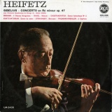 FR RCA 630.588 ヤッシャ・ハイフェッツ シベリウス・ヴァイオリン協奏曲
