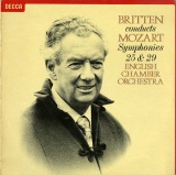 GB DEC SXL6879 ベンジャミン・ブリテン モーツァルト・交響曲25,29番