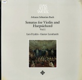 DE TELE  SAWT9433 ラーシュ・フリュデン&amp;グスタフ・レオンハルト バッハ・ヴァイオリン&amp;チェンバロソナタ BWV1016,1014,1018