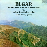 GB PEARL  SHE523 ジョージアディス&amp;パリー エルガー・ヴァイオリン&amp;ピアノ曲集
