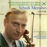 GB EMI ALP1669 ユーディ・メニューイン メンデルスゾーン&amp;ブルッフ・ヴァイオリン協奏曲