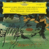 DE DGG SLPM138 923 ヘルベルト・フォン・カラヤン ドビュッシー・海「管弦楽のための3つの交響的素描」/ラヴェル・ラヴェル/ドビュッシー・牧神の午後への前奏曲
