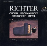 US RCA LSC-2611 スヴャトスラフ・リヒテル リサイタル(1960年カーネギー・ホール&amp;モスク・シアターライブ)