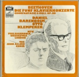 GB EMI 77 9009/12 バレンボイム&amp;クレンペラー ベートーヴェン・ピアノ協奏曲1-5番/合唱幻想曲