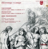 FR PHIL 641.400 AXL フランチェスカッティ&amp;ミトロプーロス ヴュータン・ヴァイオリン協奏曲4番/プロコフィエフ・ヴァイオリン協奏曲2番