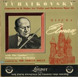 GB LON LL1073 ミッシャ・エルマン チャイコフスキー「ヴァイオリン協奏曲」