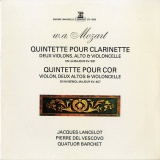 FR ERATO STU70025 ランスロ&バルヒェットQT モーツァルト・クラリネット五重奏曲/ホルン五重奏曲