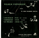 JP 東芝(赤盤)HA5060 フルトヴェングラー・ウィーンフィル ワーグナー&amp;リスト ローエングリン・タンホイザー・前奏曲(輸入メタル使用盤)