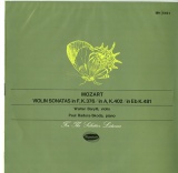 JP WEST MH5161 ワルターバリリ・バドゥラ スコダ モーツァルト vn奏鳴曲k.376&amp;402&amp;481(WL***輸入メタル使用盤)