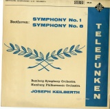 GB TELEFUNKEN SMA20 カイルベルト・バンベルク響|ハンブルクフィル ベートーヴェン 交響曲1|8番(ED1相当品初出デッカプレス)