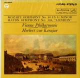 US RCA LSC2535 カラヤン・ウィーンフィル モーツァルト.ハイドン・交響曲40番.104番