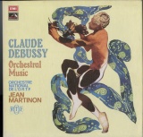 GB EMI SLS593 マルティノン・フランス国立放送管 CLAUDE DEBUSSY Orchestral Music