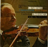 US COL MS6617 フランチェスカッティ・バーンスタイン・ニューヨークフィル Three French Violin Favorites Chausson:Poeme/Ravel:Tzigane/Saint-Saens:Introduction and Rondo Capriccioso