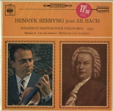 FR CBS 51068 シェリング BACH Sonate No.1/Partita No.1