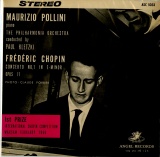 JP 東芝音楽工業(赤盤) ASC5033 ポリーニ・クレツキー・フィルハモニア管 ショパン ピアノ協奏曲第1番(1960年ショパン・コンクール第1位入賞記念盤)