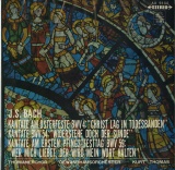 JP 東芝音楽工業(赤盤) AA9144 クルト・トーマス/ゲヴァントハウス管 バッハ/教会カンタータ選集(�U)BWV4/54/59