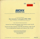 DE ARC SAPM198 351 クラウス・シュトルク C.P.E.バッハ:チェロ協奏曲、フルート四重奏曲、トリオ・ヘ長調