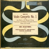 US RCA LBC1013 イダ・ヘンデル&クーベリック ブルッフ:ヴァイオリン協奏曲1番、ヴァイオリン小品集