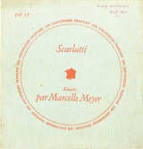 FR DF DF15 マルセル・メイエ スカルラッティ:ピアノソナタ集