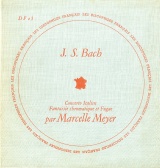 FR DF DF13 マルセル・メイエ バッハ:イタリア協奏曲、半音階的幻想曲とフーガ