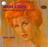 US WEST WST17029 マリア・シュターダー シューマン:歌曲集「女の愛と生涯」、モーツァルト、シューベルト:歌曲集