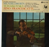JP COLUMBIA WL5158 フランチェスカッティ/ミトロプーロス/ニューヨークフィル メンデルスゾーン/チャイコフスキー ヴァイオリン協奏曲