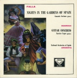 GB DEC SXL2091 イエペス&amp;amp;アルヘンタ ロドリーゴ:アランフェス協奏曲、ファリャ:スペインの庭の夜
