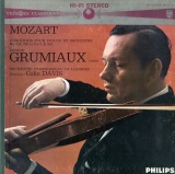 FR PHIL 835.112LY グリュミオー モーツァルト:ヴァイオリン協奏曲3番/5番