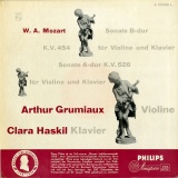 NL PHIL A00338L グルミュオー&ハスキル モーツァルト:ヴァイオリン・ソナタK.454/K.526