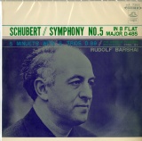 JP 東芝音楽工業(赤盤) AA7363 ルドルフ・バルシャイ シューベルト「交響曲第5番」「5つのメヌエット」