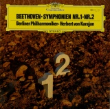 JP DGG MG1122 ヘルベルト・フォン・カラヤン ベートーヴェン「交響曲第1番|第2番」
