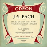 FR ODEON ODX114 ヘンリク・シェリング バッハ:ヴァイオリン協奏曲1番/2番