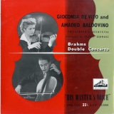 GB EMI BLP1028 ジョコンダ・デ・ヴィート ブラームス:ヴァイオリンとチェロのための二重協奏曲