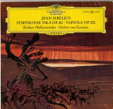 DE DGG SLPM138 973 ヘルベルト・フォン・カラヤン シベリウス「交響曲第5番」「タピオラ」