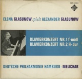 DE TELEFUNKEN BLE43063 エレーナ・グラーズノフ グラーズノフ・ピアノ協奏曲