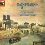 GB EMI SLS5035 マルティノン サン=サーンス・交響曲集