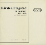 FR VOCE VOCE98 フラグスタート Kirsten Flagstad in concert 1949-1950