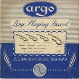 GB ARGO ARS1011 ヒルシュSQ ブロッホ・弦楽四重奏曲2番他