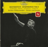 DE DGG SLPM139 015 カラヤン ベートーヴェン・交響曲8番/序曲フィデリオ/レオノーレ/コリオラン