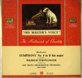 GB EMI ALP1059 フルトヴェングラー ベートーヴェン・交響曲4番