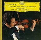 DE DGG SLPM139 028 フェラス&カラヤン チャイコフスキー・ヴァイオリン協奏曲