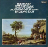 GB  DEC  SXL6761 ショルティ ベートーヴェン・交響曲2番・エグモント序曲
