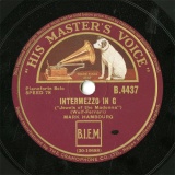 【SP盤】GB HMV B.4437 Wolf-Ferrari&GRAINGER INTERMEZZO/HANDKERCHIEF DANCE
