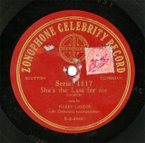 【SP盤】GB ZON 1117 HARRY LAUDER She s the Lass for me/A wee hoose  mang the heather