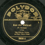 【SP盤】DE Polydor 30038 Vasa Prihoda Aus der Helmat